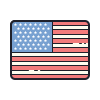 Bandeira dos EUA / Flag of the USA / Bandera de EE. UU.