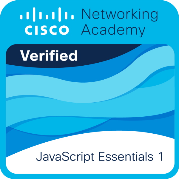 Certificado Cisco JS 1 / Cisco JS 1 Certificate / Certificado Cisco JS 1