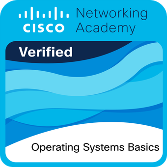 Certificado Cisco Operating Systems Basics / Cisco Operating Systems Basics Certificate / Certificado Cisco Operating Systems Basics